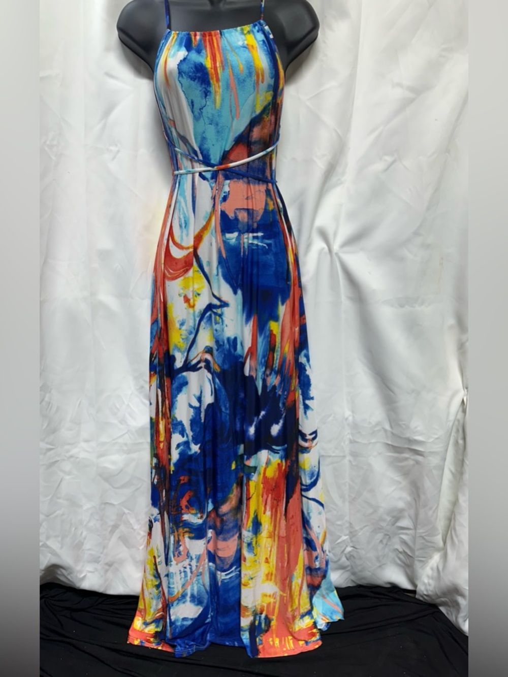 Votique Full Length halter back Dress